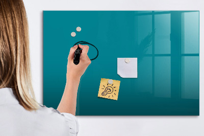 Beschreibbare magnettafel Meeresfarbe