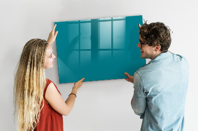 Beschreibbare magnettafel Meeresfarbe