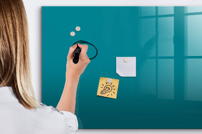 Beschreibbare magnettafel Meeresfarbe