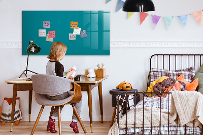 Beschreibbare magnettafel Meeresfarbe