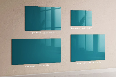 Beschreibbare magnettafel Meeresfarbe