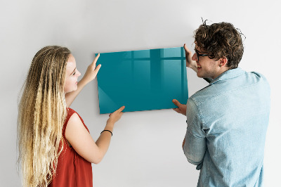 Beschreibbare magnettafel Meeresfarbe