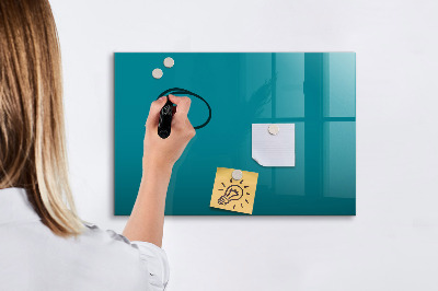Beschreibbare magnettafel Meeresfarbe