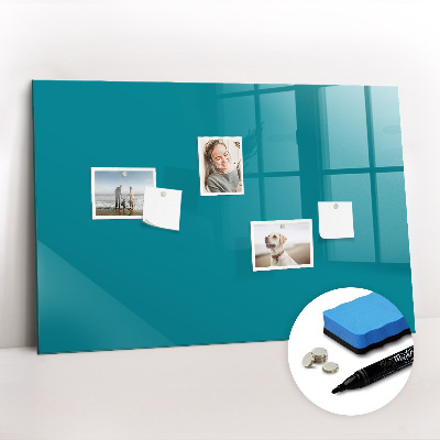 Beschreibbare magnettafel Meeresfarbe