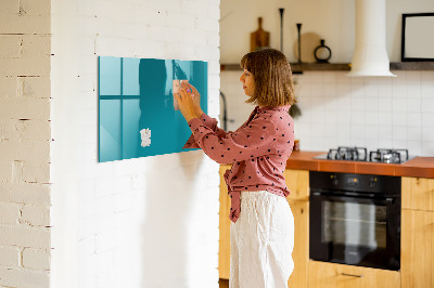Beschreibbare magnettafel Meeresfarbe