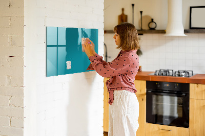 Magnetische Schreibtafel Meeresfarbe