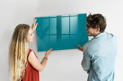 Beschreibbare magnettafel Meeresfarbe
