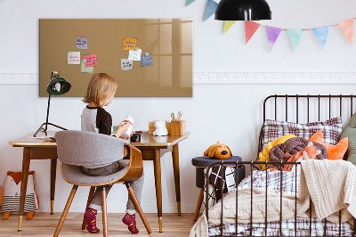 Beschreibbare magnettafel küche Dunkelbeige Farbe