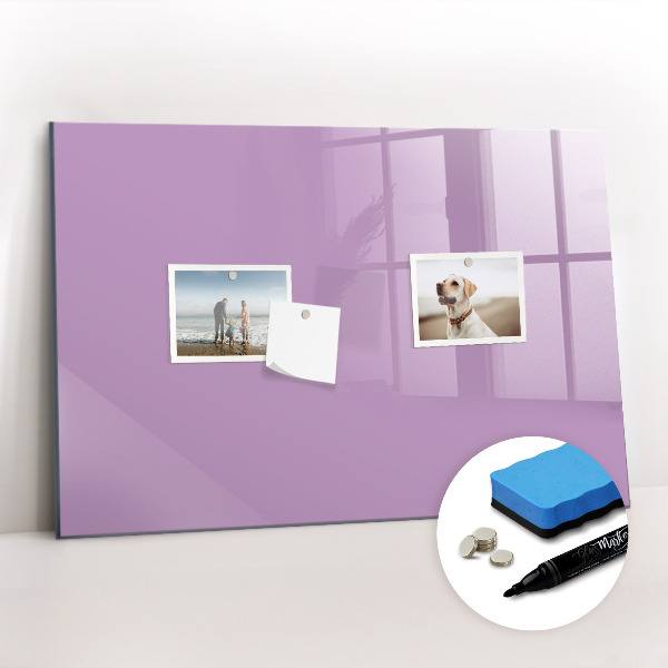 Beschreibbare magnettafel Lila Farbe