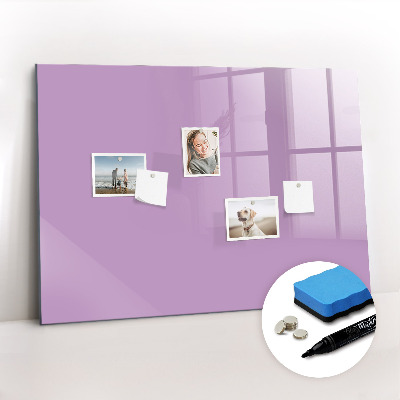 Beschreibbare magnettafel Lila Farbe