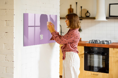 Beschreibbare magnettafel Lila Farbe