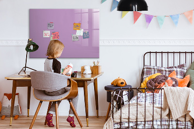 Beschreibbare magnettafel Lila Farbe