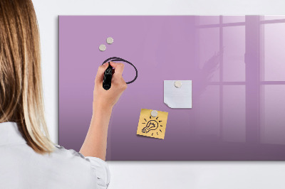 Beschreibbare magnettafel Lila Farbe