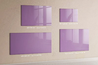 Beschreibbare magnettafel Lila Farbe