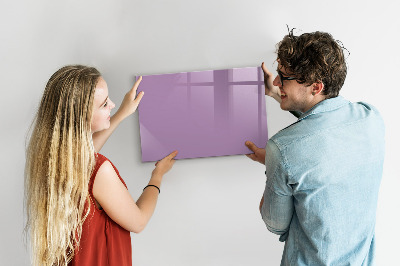 Beschreibbare magnettafel Lila Farbe