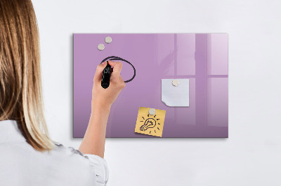 Beschreibbare magnettafel Lila Farbe