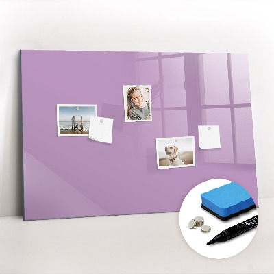 Beschreibbare magnettafel Lila Farbe