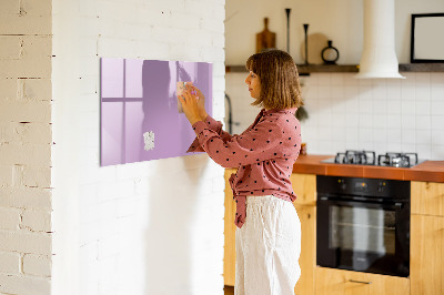 Beschreibbare magnettafel Lila Farbe