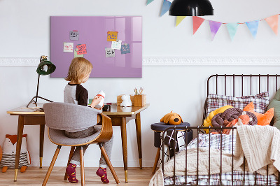 Beschreibbare magnettafel Lila Farbe