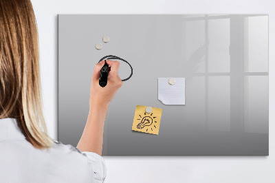 Beschreibbare magnettafel küche Hellgraue Farbe