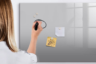 Beschreibbare magnettafel küche Hellgraue Farbe
