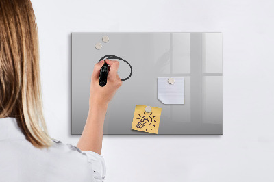 Beschreibbare magnettafel küche Hellgraue Farbe