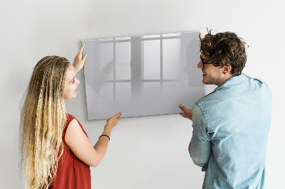 Beschreibbare magnettafel küche Hellgraue Farbe