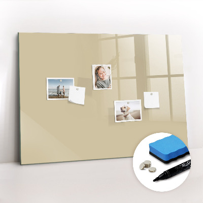 Magnetische Schreibtafel Beige Farbe