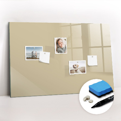 Magnetische Schreibtafel Beige Farbe