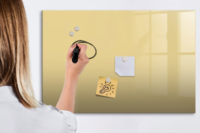 Beschreibbare magnettafel küche Cremefarben