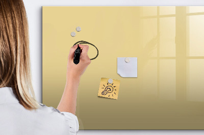 Beschreibbare magnettafel küche Cremefarben