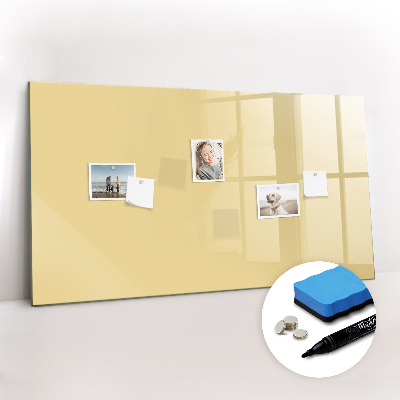 Beschreibbare magnettafel küche Cremefarben
