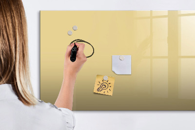 Beschreibbare magnettafel küche Cremefarben