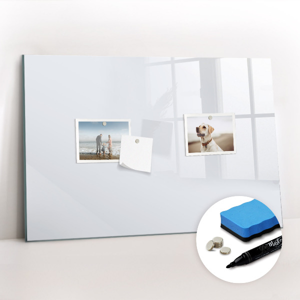 Beschreibbare magnettafel Farbe dunkelweiß