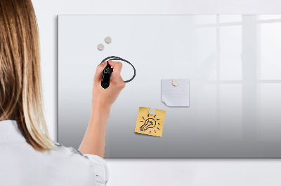 Beschreibbare magnettafel Farbe dunkelweiß