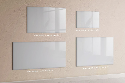 Beschreibbare magnettafel Farbe dunkelweiß