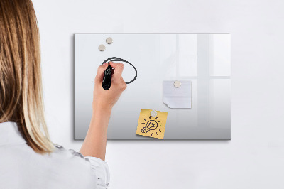 Beschreibbare magnettafel Farbe dunkelweiß