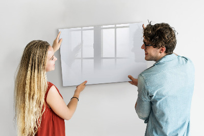 Beschreibbare magnettafel Farbe dunkelweiß