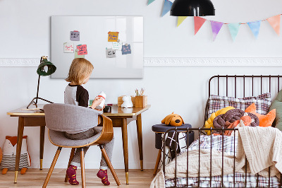Beschreibbare magnettafel Farbe dunkelweiß