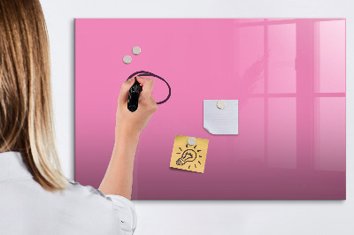 Magnetische Schreibtafel Farbe rosa