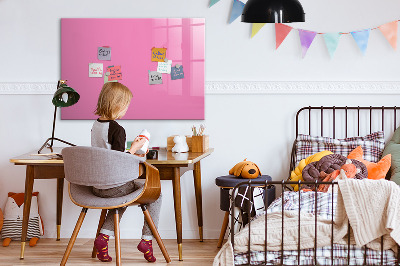 Magnetische Schreibtafel Farbe rosa