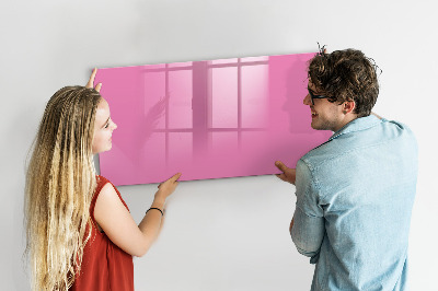 Beschreibbare magnettafel Farbe rosa