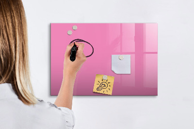 Magnetische Schreibtafel Farbe rosa