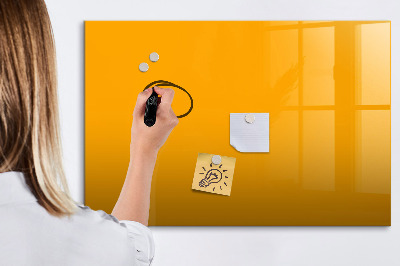 Beschreibbare magnettafel Farbe: goldgelb