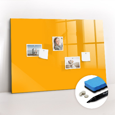 Beschreibbare magnettafel Farbe: goldgelb