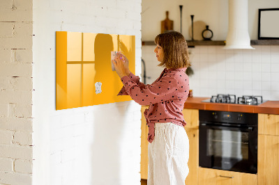 Beschreibbare magnettafel Farbe: goldgelb