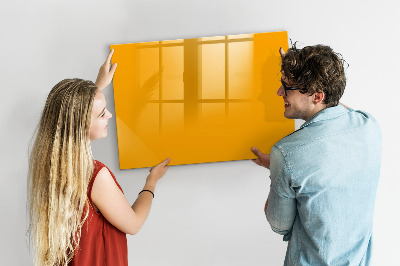 Beschreibbare magnettafel Farbe: goldgelb