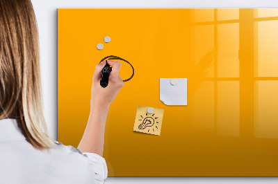 Beschreibbare magnettafel Farbe: goldgelb