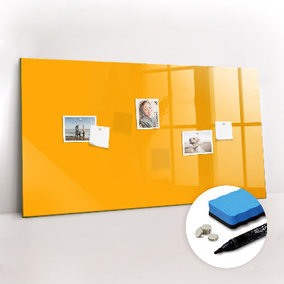 Beschreibbare magnettafel Farbe: goldgelb