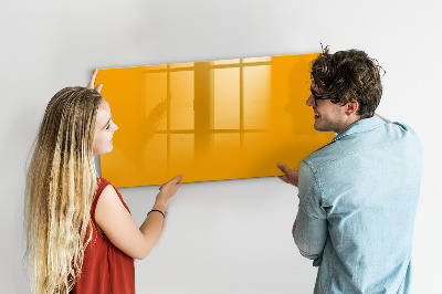 Beschreibbare magnettafel Farbe: goldgelb